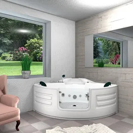 AcquaVapore Whirlpool-Badewanne 150 x 150 cm (W70-ALL)