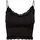 Only ONLVICKY LACE SEAMLESS CROPPED TOP Schwarz M