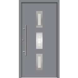 Splendoor Sicherheitshaustür »PULA Prime RC2«, Aluminium, in verkehrsgrau