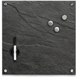 Zeller Memobord 40 x 40 cm Schwarz