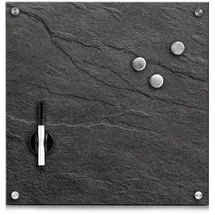 Zeller Memobord 40 x 40 cm Schwarz