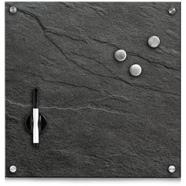 Zeller Memobord 40 x 40 cm Schwarz