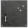 Zeller Memobord 40 x 40 cm Schwarz
