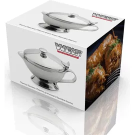 Weis Thermo-Sauciere aus Edelstahl doppelwandig 400 ml