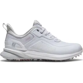 FootJoy Pro SL Golfschuh, Weiß/Weiß/Grau, 39.5 EU weit