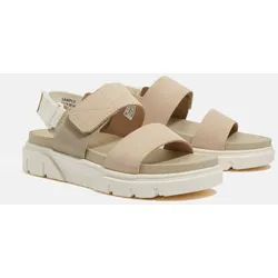 Sandale TIMBERLAND "GREYFIELD SANDAL BACKSTRAP SANDAL", Gr. 36, lt beige suede, Leder, sportlich, Schuhe