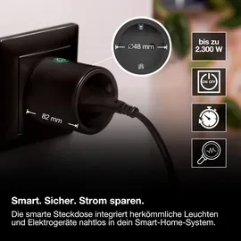 Osram Smart-Home-Steckdose Schwarz