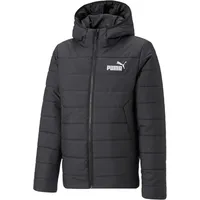 Puma Jungen ESS Hooded Padded Jacket Wattierte Jacke, Schwarz, 110