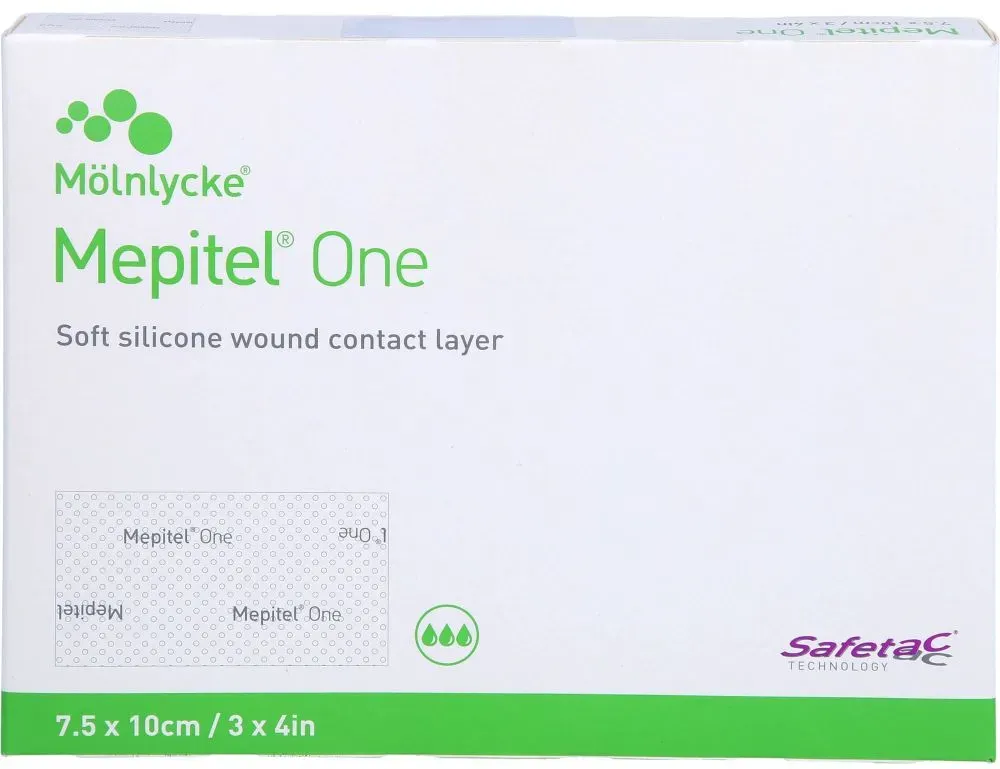 MEPITEL One 7,5x10 cm Silikon Netzverband 10 St