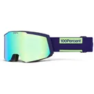 100% Snowcraft S Skibrille - HiPER Mirror Lens blau grün