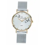 GIRL ONLY Damen Edelstahlarmband Uhr silber Analog Quarzuhr D2UGO695362 - Silber
