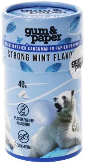 Gum & Paper 3 x Kaugummi Strong Mint