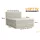 Deine Möbel 24 LOFT IV 160 x 200 cm H4 Beige/Grau/Schwarz