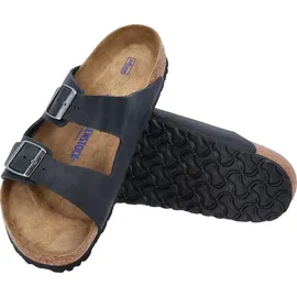 Birkenstock Arizona Weichbettung Naturleder geölt schwarz 43