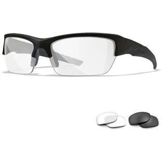 Wiley X │ WX Valor Sportsbrille Herren Schutzbrille Sonnenbrille │ Taktische Militärische Airsoft Brille │ Laufbrille Radfahren Fahrt Wandern Fischen Outdoor MTB Brille - S-L