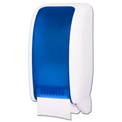 Blanc HYGIENIC Toilettenpapierspender Doppelrollen, Blanc Cosmos, unschlagbar ergiebig, abschließbar, autom. Rollenwechsel, Restrollenfunktion
