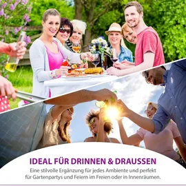 AddLiving Bierbankauflage 240 x 70 cm rot/weiß 3-tlg.