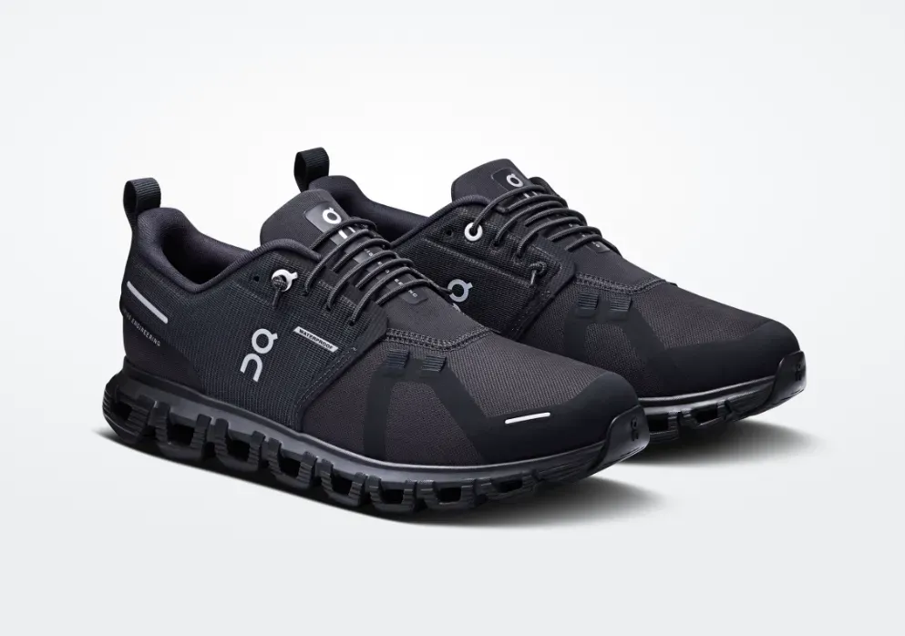 Mode&Accessoires ON ON Cloud 6 WP waterproof Sportschuhe/Sneaker Damen Black/Black - Schwarz - 40,5
