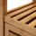 Mendler Badregal HWC-B18, Badezimmer Badschrank Standregal mit Tür, Bambus ~ 140x36x34cm