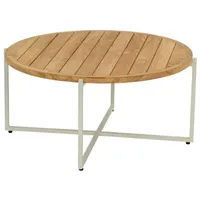 Apple Bee Condor Loungetisch 94cm Aluminium/Teak grau