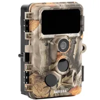 Caruba Wildtierkamera Moose 4K mit Nachtsicht - 32GB SD-Karte, Wildkamera für Outdoor, 48MP mit Bewegungsdetektor, für professionelle Wildtierbeobachtung