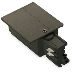 Ideal Lux Einspeiser LINK TRIMs für LINK TRIM 3-Phasen-Stromschiene, Standard-Version On-Off, Schwarz IDEA-188089