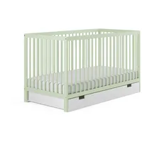 Kids Collective Babybett grün Holz, Buche, 70x140 cm Babymöbel,