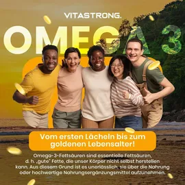 vitastrong Omega 3 Kapseln 90 St.