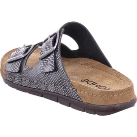 ROHDE Damen Pantolette Schnalle Rodigo-D 5872, Größe:41 EU, Farbe:Grau - Grau - 41