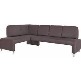 exxpo - sofa fashion Intenso 157 x 91 x 244 cm Struktur langer Schenkel rechts anthrazit