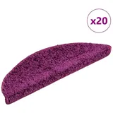 vidaXL Stufenmatten 20 Stk. Violett 56x17x3 cm Vidaxl