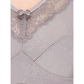 SUSA Entlastungs-BH "Entlastungs BH ohne Bügel Basic", Damen, Gr. 90, Cup F, lila (frosty lavender), Obermaterial: 55% Polyamid PA. 39% Baumwolle CO. 6% Elasthan EL., BHs Entlastungs-BH
