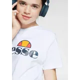 Ellesse T-Shirt 'Jena' - Orange,Weiß,Dunkelblau