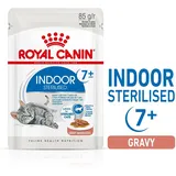 Royal Canin INDOOR Sterilised in Soße Nassfutter für Wohnungskatzen ab 7 Jahren 48x85g