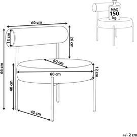 Beliani Sessel ALPHA