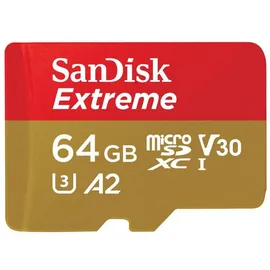 SanDisk (64 GB »microSDXC Extreme 170MB/80MB card only - Extended Capacity SD (MicroSDHC)