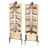 FEUERGOTT Flammlachsbrett 2er-Set Zedernholz Edelstahl beige