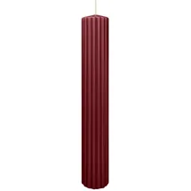Wiedemann Kerzen Rillen Kerzen 300 x Ø 45 mm rot 4 St.