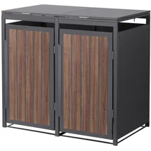 ML-Design Mülltonnenbox 132 x 80 x 120 cm beige