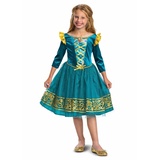 Disney Offizielles Deluxe Merida Kostüm Mädchen Kinder Brave Kostüm Prinzessin Kostum fur Madchen Kleid Faschingskostume Karneval Geburstag S