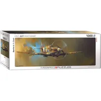 Eurographics 6010-0952 - Spitfire durchbricht die Wolken, Panorama Puzzle - 1000 Teile