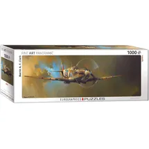 Eurographics 6010-0952 - Spitfire durchbricht die Wolken, Panorama Puzzle - 1000 Teile