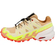 Salomon Speedcross 6 Gore-Tex Hazelnut / Safety Yellow / Fiery Coral 40 2/3