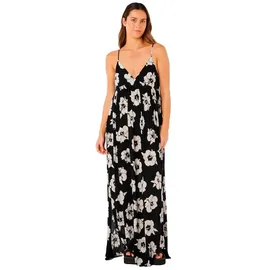 Rip Curl Maxikleid Schwarz/Weiß 36