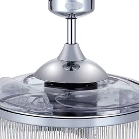 Fanaway Corbelle 122 cm Deckenventilator chrom/transparent