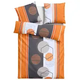 MY HOME Emilia Polycotton orange 155 x 220 cm + 80 x 80 cm
