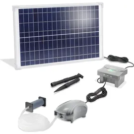 esotec Solar Teichbelüfter-SET 25/600 LiFePo4 Akku, Teichbelüftung Pumpe 101876