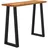 vidaXL Baumkante Konsolentisch 110x35x80 cm braun