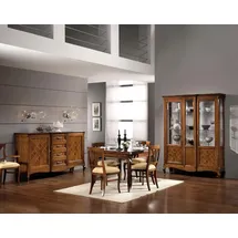vaccari cav giovanni Esstisch 110 x 80 x 110 cm braun