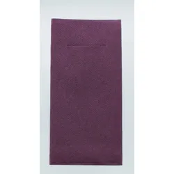Mank Besteckservietten Airlaid Pflaume, 40 x 40 cm, 75 Stück - Besteckservietten Pochette